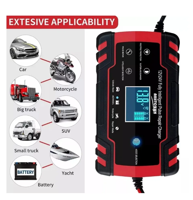 Cargador Reparador De Baterias Para Auto