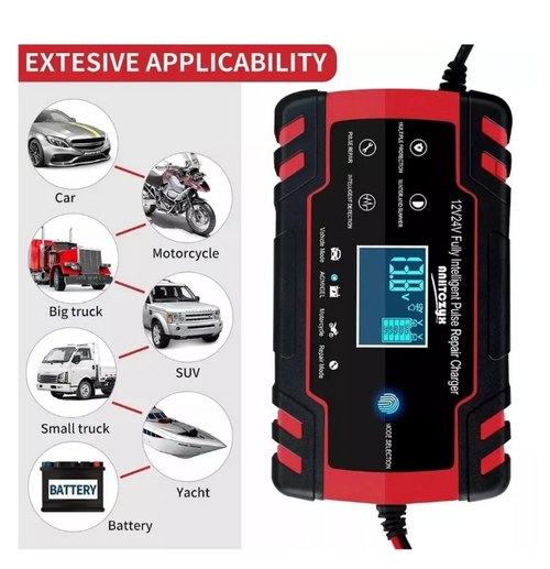 Cargador Reparador De Baterias Para Auto